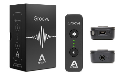 Apogee Groove USB конвертер и наушниковый предусилитель для Windows и Mac, 192 кГц