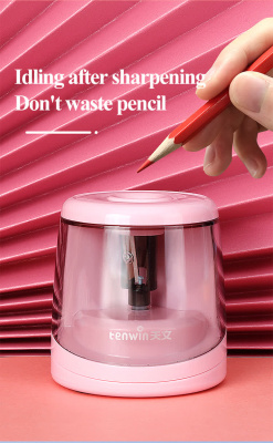 Точилка для карандашей Tenwin 8032 Pink