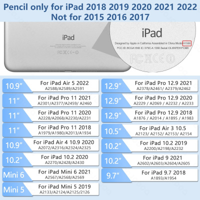 Чехол GOOJODOQ для iPad Pro 12.9 (2021) синий