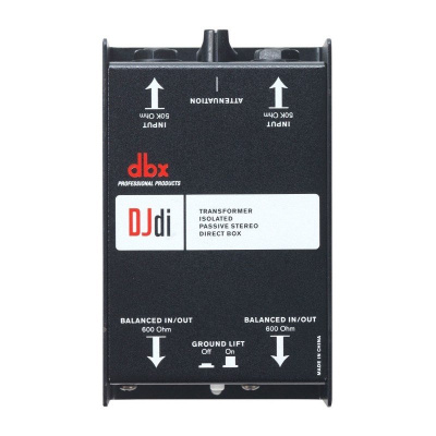 dbx DJDI 2-канальный пассивный директ-бокс