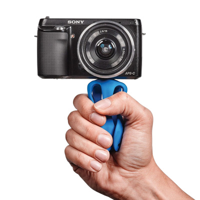 Штатив Miggo MW SP-3N1 BL 50 для фото-, экшн-камер и смартфонов Splat голубой