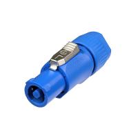 Neutrik NAC3FCA кабельный разъем PowerCon, штекер, входной (синий), 20A/250В