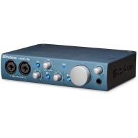 PreSonus AudioBox iTwo аудио/MIDI интерфейс, USB 2.0/iPad-Port, 2вх/2 вых каналов, 2 мик/инстр, MIDI вх/вых, 24бит/44-96кГц, софт Studio One Artist