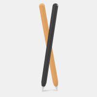 Чехол GOOJODOQ для Apple Pencil 2 (2шт., черный/оранжевый)