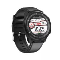 Смарт часы SENBONO S10 Plus Black (кожанный ремешок)