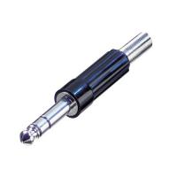 Neutrik NYS204 кабельный разъем Jack 6.3мм TRS (стерео) штекер пластиковый корпус для кабеля 6мм