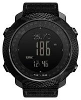 Часы North Edge Apache 3 Black nylon магазин PROAIM