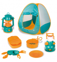 Игрушечный походный набор Veker (палатка, фонарик, кухонные принадлежности)