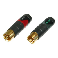 Neutrik NF2C-B/2 кабельный разъем RCA male (пара)