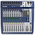 Soundcraft Signature 12 аналоговый 12-канальный микшер, 8 XLR - Ghost предусилители, 60мм фейдеры, 3-полосный Sapphyre эквалайзер, 2 dbx лимитеры