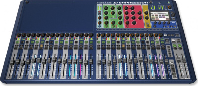 Soundcraft Si Expression 3 цифровой микшер, 32 мик/лин XLR входа, 16 XLR выходов, 30 фэйдеров в одном слое