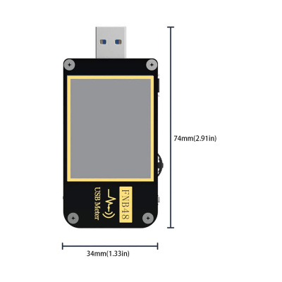 USB тестер FNIRSI FNB48