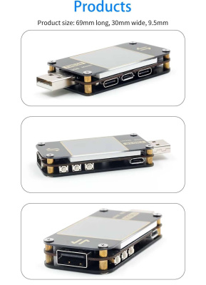 USB тестер FNIRSI FNB38 магазин PROAIM