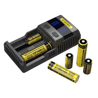 Зарядное устройство Nitecore SC2 (2 аккумулятора) для Li-ion / IMR Li-ion/ Ni-MH / Ni-Cd / LiFePO4