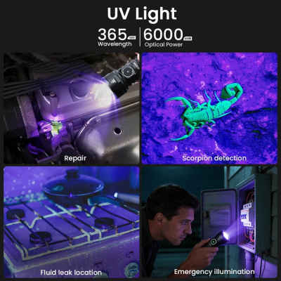 Фонарик Sofirn SR15 UV