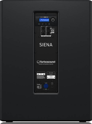 Turbosound SIENA TSP118B-AN активный сабвуфер, 18", 3000Вт макс, 32–100Гц -10дБ, 134дБ SPL пик,DSP KLARK TEKNIK, ULTRANET, USB, стойка M20, бер.фанера