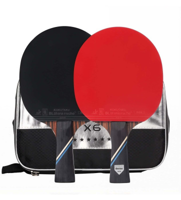 Ракетка Kokutaku ITTF 6 звезд (2 штуки) магазин PROAIM