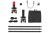 JOBY Видеокран-удочка Action Jib Kit & Pole Pack (черный/красный)