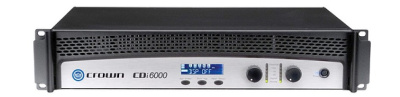 Crown CDi6000 усилитель 2-канальный с DSP. Мощность (на канал): 3000Вт•2Ω, 2100Вт•4Ω, 1200Вт•8Ω, 2500Вт•70В