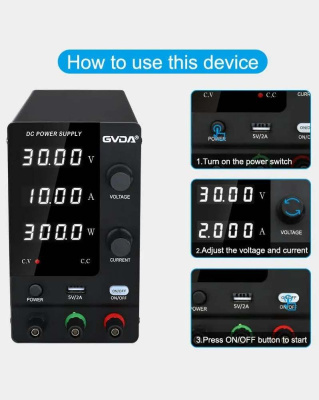 Лабораторный блок питания GVDA A3010 30V 10A магазин PROAIM