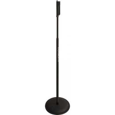 Ultimate Support LIVE-MC-70B стойка микрофонная прямая на круглом основании, регулировка высоты одной рукой, высота 111-179см, резьба 5/8", черная