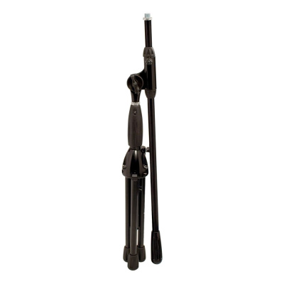 Ultimate Support PRO-T-SHORT-F стойка микрофонная низкая "журавль" на треноге, фиксированная длина стрелы, высота 49-76см, черная