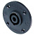 Neutrik NL4MPR панельный разъём Speakon female 4-контактный, круглый фланец