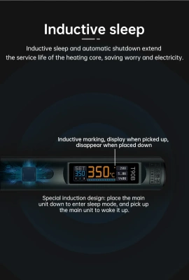 Паяльник Alientek T90 (тип T245, дополнительные жала K, I, IS)