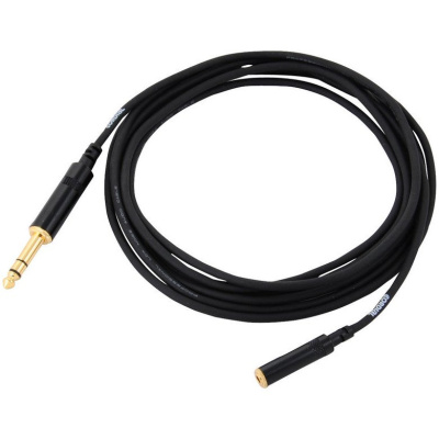 Cordial CFM 3 VY инструментальный кабель джек стерео 6.3мм male/джек стерео 3.5мм female, 3.0м, черный