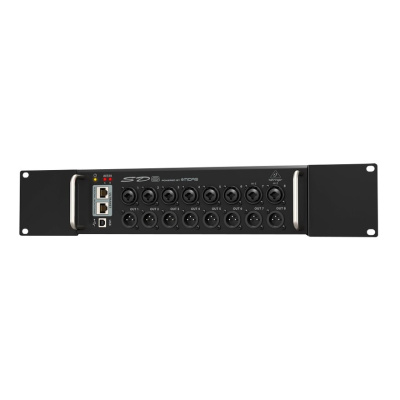 Behringer SD8 стейдж-бокс, 8 мик/лин входов, 8 лин выходов XLR, 2 x AES50, 2 x ULTRANET, USB, крепление в рэк в комплекте