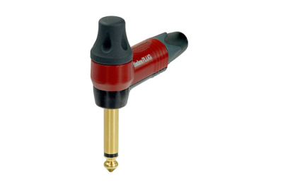 Neutrik NP2RX-TIMBRE кабельный разъем Jack 6.3мм TS (моно) штекер угловой, поворотный регулятор тембра, золоченые контакты