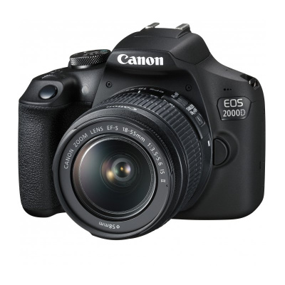 Зеркальный фотоаппарат Canon EOS 2000D Kit EF-S 18-55mm IS II	