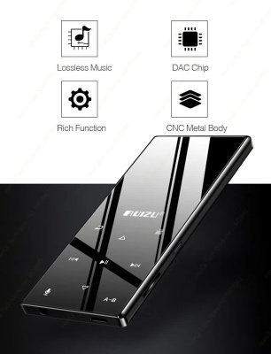 HiFi плеер RUIZU D29 8Gb Bluetooth Black