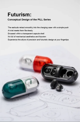 Наушники Moondrop PILL Red