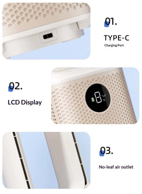 Настольный вентилятор VEKER F12 Black магазин PROAIM