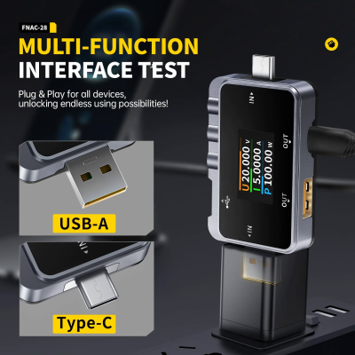 USB-тестер Fnirsi FNAC-28