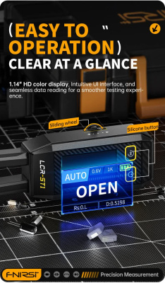 Измерительный пинцет FNIRSI LCR-ST1