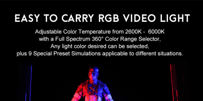 Накамерный свет Sunwayfoto FL-70 RGB