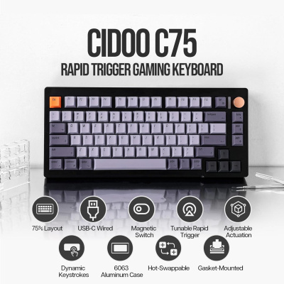 Клавиатура Cidoo C75 Black