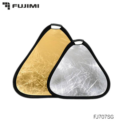 Fujimi FJ707-80GS Ручная панель - отражатель 2 в 1,диаметр 80см ( золото,серебро) gold/silver