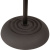 Ultimate Support JS-MCRB100 стойка микрофонная прямая с круглым основанием 84-154см, резьба 5/8", черная