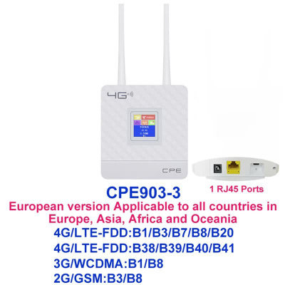 4G WiFi роутер Tianjie CPE903-3