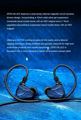 Наушники Truthear x Crinacle Zero Blue 2