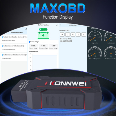 Автомобильный сканер Konnwei MAXOBD