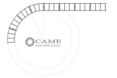 Рельсы CAME-TV 3x1,5m Sections