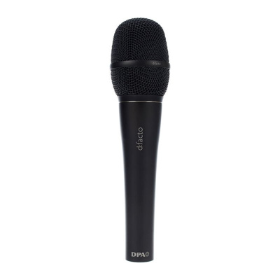 DPA 4018V-B-B01 конденсаторный ручной микрофон, суперкардиоидный, подъем 3 дБ на 12 кГц, 100-16000Гц, 5мВ/Па, SPL 160дБ, чёрный матовый