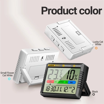 Термогигрометр Aneng AP01 черный