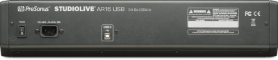 PreSonus StudioLive AR16 USB аналоговый микшер, 18 каналов, 8 мик.+4 мик моно/лин.стер.+1 стер.лин./Bluetooth,18x4 USB,3AUX,FX,SD-рекор, монтаж в рэк