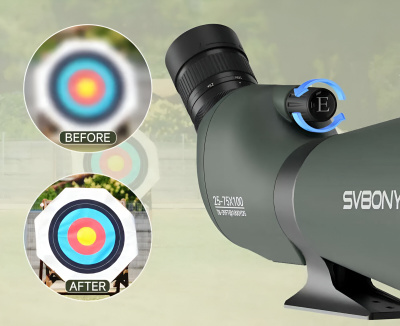 Зрительная труба SVBONY SV28A 25-75x100