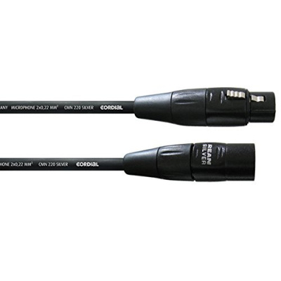 Cordial CIM 10 FM микрофонный кабель XLR female/XLR male, 10,0 м, черный